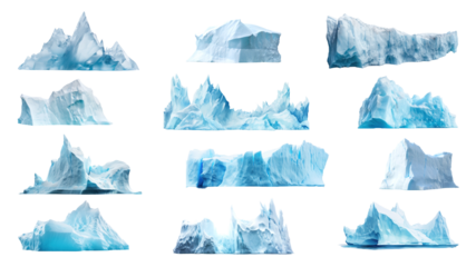 PNG iceberg, transparent background