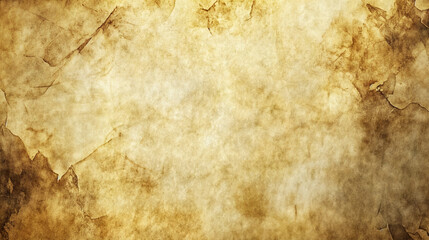 Abstract brown background with grunge texture, watercolor painted mottled sepia brown banner, distressed old paper.