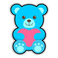 teddy bear with a heart