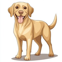 Fototapeta premium Happy Labrador Retriever.