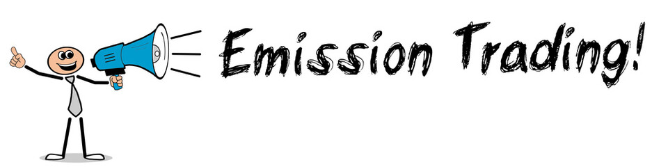 Fototapeta premium Emission Trading!