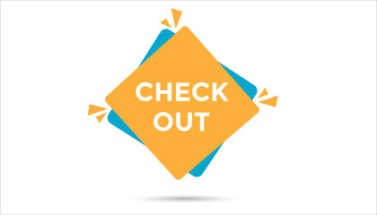 Check out button web banner templates. Vector Illustration 
