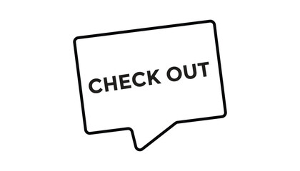 Check out button web banner templates. Vector Illustration 
