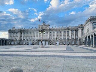 Obraz premium ‘The Royal Palace of Madrid’,Spain panorama.