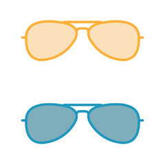 Sunglasses icon template