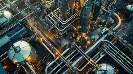 Obraz premium holographic building