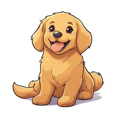 Cute Golden Retriever Puppy.