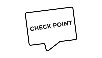 Check point button web banner templates. Vector Illustration 
