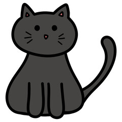 Halloween black cat