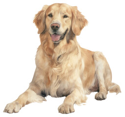 Obraz premium Golden retriever animal canine mammal.