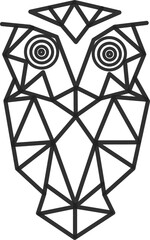 Owl. Owl vector. Owl Geometry Design