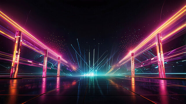 electronic dance music background