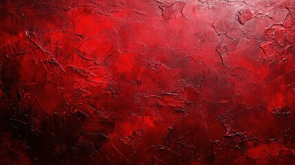 A red background with texture combining rough and smooth elements, adding depth and dimension to the image.