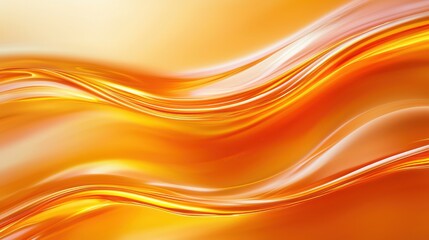 Dynamic abstract orange wave background with flowing lines and gradients, perfect for modern design projects, presentations, and digital artwork.