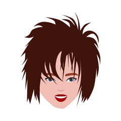 Imperfect Messy Bob Hairstyle Female Avatar
