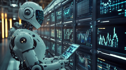 Fototapeta premium The Potential Rise of AI Superintelligence