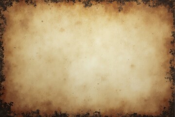Fototapeta premium Aged, Textured Paper With Burned Edges