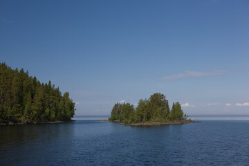 Russia Karelia Valaam Island on a sunny summer day