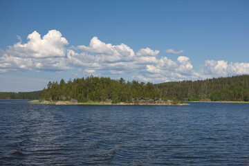 Russia Karelia Valaam Island on a sunny summer day