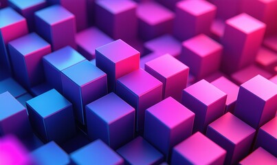 Obraz premium video game block 3d background