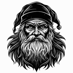 Santa SVG Santa Face Svg Vintage santa Svg Santa Claus svg Christmas Svg Holiday Svg Santa Silhouette Instabt Download