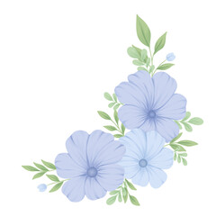 Flowers Bouquet Floral Decoration Watercolor