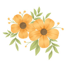 Flowers Bouquet Floral Decoration Watercolor