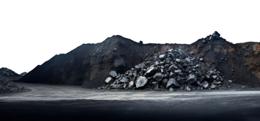 PNG Large coal mine landscape nature mountain outdoors.