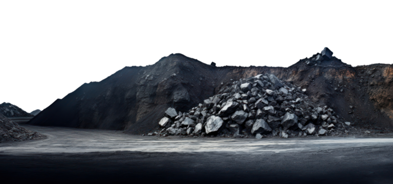 PNG Large coal mine landscape nature mountain outdoors.
