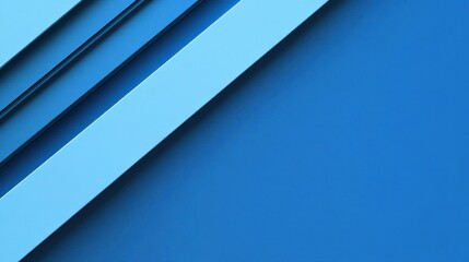 Obraz premium A bold minimalist blue design with solid, vibrant colors and clean lines, creating a powerful and modern visual.