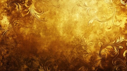 A luxurious golden background with rich, deep tones and a velvety finish, adding an opulent feel to the design.
