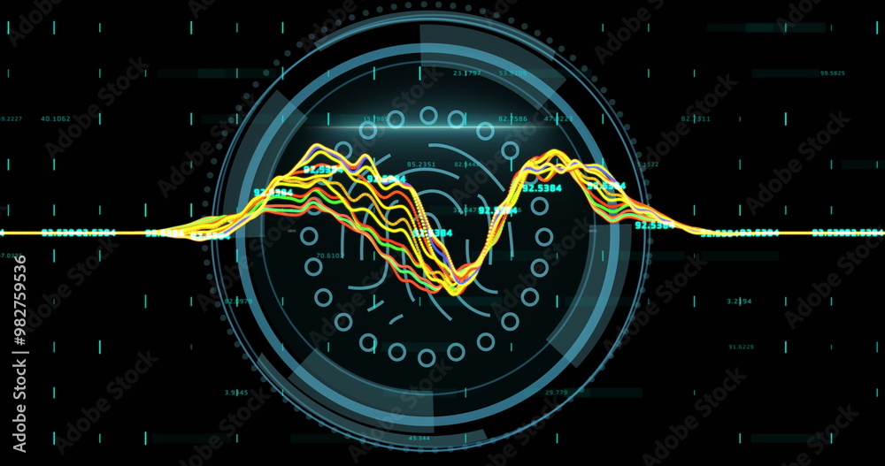 Poster image of fingerprint and scope scanning over data processing