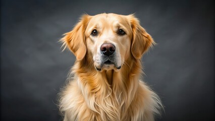 Beautiful golden retriever dog with long fluffy coat , fluffy, golden retriever, pet, canine, domestic, animals, adorable