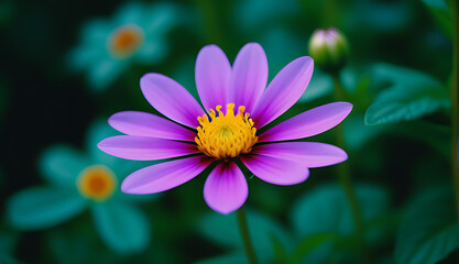 Fototapeta premium beautiful colorful flower garden