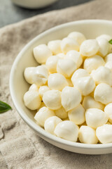 Organic White Mozzarella Pearls Cheese