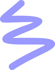 Hand Drawn Zigzag Line