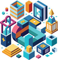 3D Isometric Illustrations - Modern and Stylish Design Assets