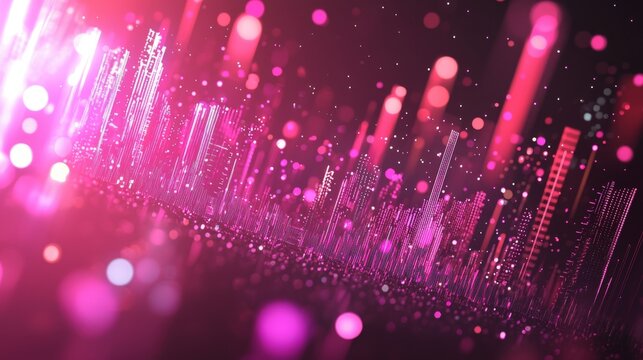 Polynomial functions are displayed on a modern computer interface with a solid pink background in 32k, ultra-high definition, and high definition