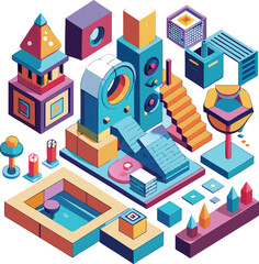 3D Isometric Illustrations - Modern and Stylish Design Assets