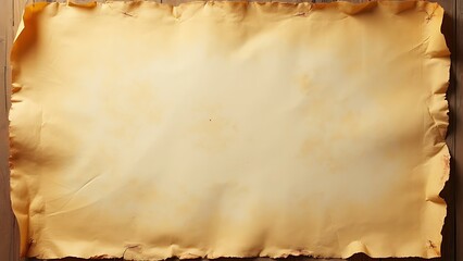 Authentic aged parchment paper with weathered edges, perfect for vintage-themed projects, historical document replicas, and creative designs.