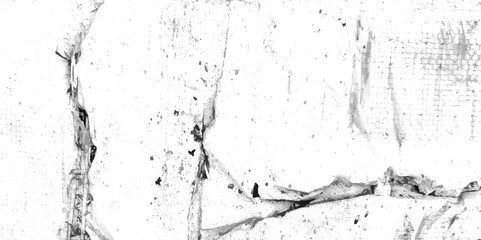 White abstract vector grunge surface splatter splashes wall cracks and scratches. Grunge black and white crack wall texture.  abstract vintage of old surface texture background.