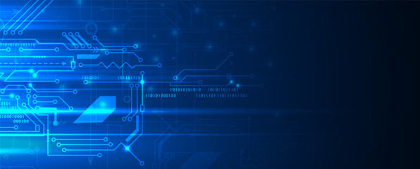 Business leaders must understand technology trends to remain competitive in the market. Vector Art.