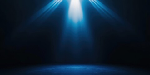Spotlight Effect on Dark Background for Dramatic Scene