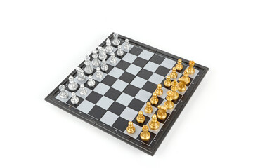  chess sets on a white background 