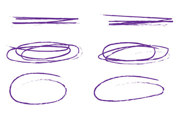 Line brush marker, pen, pencil stroke vector. Blue line brush marker scribble sketch underline. Hand drawn doodle pencil scratch mark. Scrawl texture underline effect. Vector illustration
