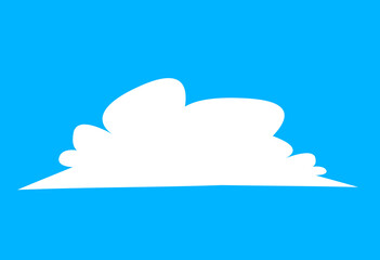 set of clouds element  for illustration decoration white sky with other varian
