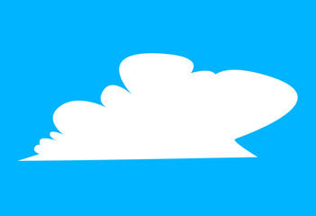 set of clouds element  for illustration decoration white sky with other varian
