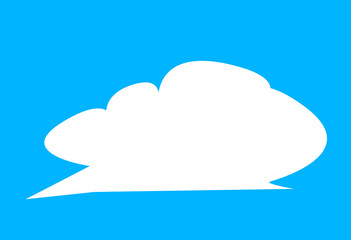 set of clouds element  for illustration decoration white sky with other varian
