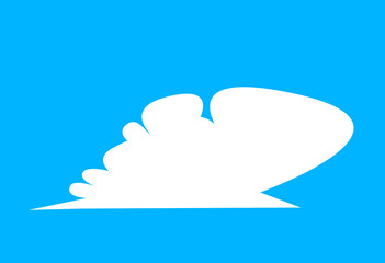 set of clouds element  for illustration decoration white sky with other varian
