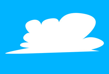 set of clouds element  for illustration decoration white sky with other varian
